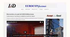 Desktop Screenshot of euroconfecciones.com